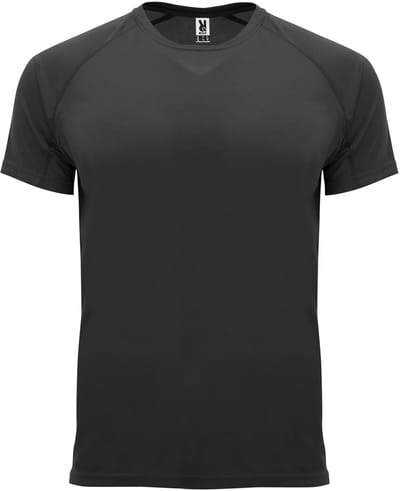 Zwart 2 Pack Kinder unisex sportshirt korte mouwen Bahrain merk Roly 4 jaar 98-104