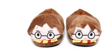 Grappige pantoffels | Harry Potter Sloffen | One size fits all maat 34 t/m 42 voor Kinderen, Dames en Heren | Harry Potter Pantoffel | Tovenaar Sloffen | Pluche Pantoffel | Zachte Binnenschoenen | Huisschoenen
