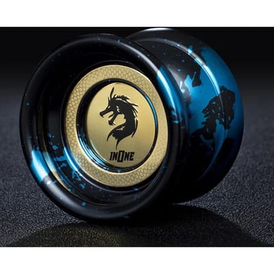Magische yo-yo yo Ongevoelig Lagersmetaal Professionele Yo-yo Tijdloos Speelgoed Wedstrijd Speelgoed voor Kinderen Volwassene beige