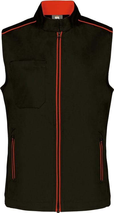 WK. Designed To Work Damesgilet Day To Day WK6149 - BLACK / RED - L