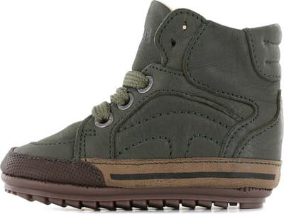 Baby | Eerste stapschoenen | Jongens | Green | Leer | Shoesme | Maat 22