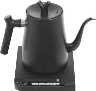 Elektrische Waterkoker - Zwanenhalsketel - Koffie Thee - 7 Temperatuurstanden - 1 Liter - Zwart