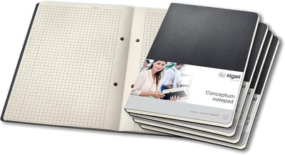 Officieel Notitieblok A5 Geruit 5 Stuks | Dik Papier