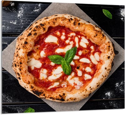 TMK ArtDeko - Serie - Glazen Keukenpaneel - 65x60 cm - Pizza Motief