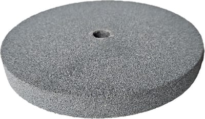 FERM - BGA1054 - Slijpsteen - Diameter: - 150mm - Dikte: - 16mm - Asgat: - 12,7mm - P60 - Medium - Grijs - Universeel - Voor - werkbankslijpmachines - Zeer geschikt voor - BGM1019 - Tafelslijpmachine - Werkbankslijpsteen - 150x16x12.7mm - Korrel 60