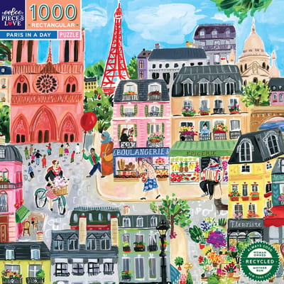eeBoo Puzzle 1000 pcs - Paris in a Day