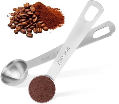 Virtubuy - Mini-maatlepels - Maatlepel 5ml - Roestvrij staal - Koffielepel - Ideaal