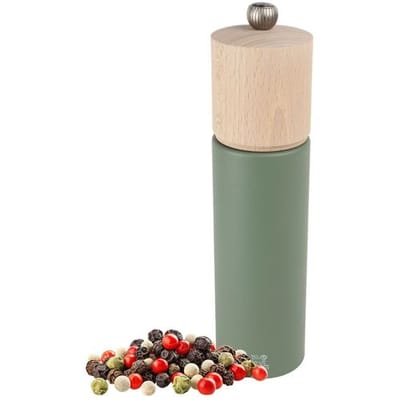 (6 stuks) PEUGEOT BOREAL - Pepermolen - Hout - Olijfgroen - Hoogte: 210mm