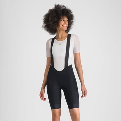 Sportful Supergiara 2 korte fietsbroek dames GUN METAL / BLACK - Vrouwen - maat S