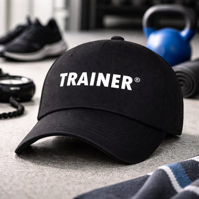 Trainer Cap - 5 Panel - 100% Katoen