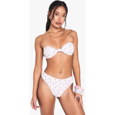 boohoo Dames Swimwear Essentials Ditsy Floral Bikini Bottoms | Pink | Maat: 6