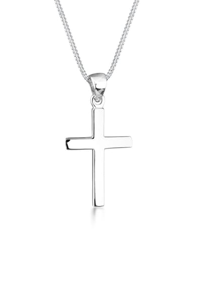 Elli Halsketting Kruis 925 Sterling Zilver