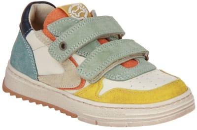 Stones and Bones Party Velcroschoen Offwhite-Kaki