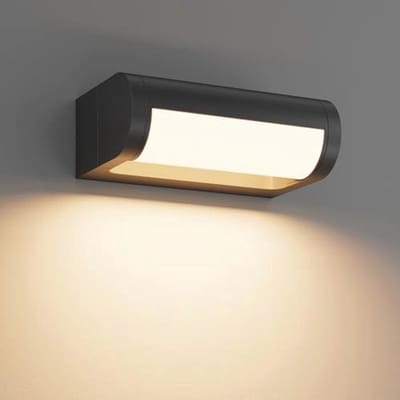 Waterdichte 18 W Led Wandlamp Buiten - Draaibaar Paneel - Warmwit 3000 K - Ideaal voor Tuin en Terras