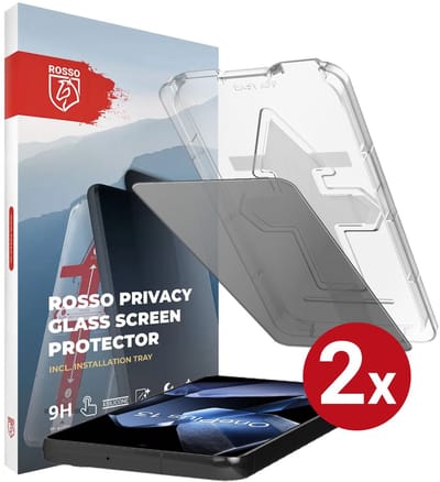 2-Pack Rosso Privacy Screen Protector Geschikt voor OnePlus 13 - 9H Gehard Glas - Installatietray - Case Friendly Tempered Glass - Stofvrij - Eenvoudige Installatie - Beschermglas