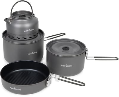 Fox Cookware 4 Piece Deluxe Cook Set - Camping Kookgerei