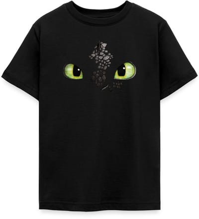 How To Train Your Dragon | Drakenogen In De Nacht T-Shirt Tiener