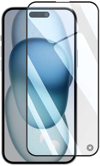 Bigben Connected Force Glass - Screenprotector - iPhone 15 Plus - 2,5D Tempered Glass