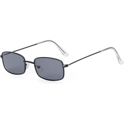 1PC Unisex Rechthoekige Zonnebril Nieuwe Oceaanlens Snoepkleuren Retro Klassieke Mode Kleine Metalen Brillen Vintage Bril Other