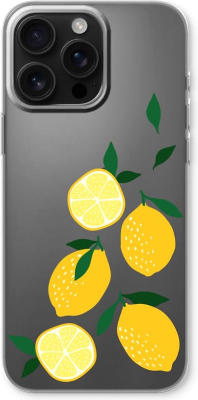 Case Company® - Hoesje geschikt voor iPhone 16 Pro Max hoesje - You're my lemon - Soft Cover Telefoonhoesje - Bescherming aan alle Kanten en Schermrand