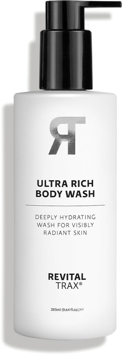 RevitalTrax® Ultra Rich Body Wash - Shea Butter - Aloe Vera - Olijfolie - Tea Tree - Douchegel - Reinigt - Kalmeert - Verzacht - Aromatische Geur - Alcoholvrij - Voor Vrouwen en Mannen