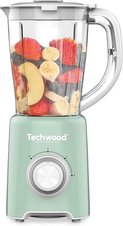 Keuken Blender - Mixer Krachtig - Smoothies Maken - Veiligheidsvergrendeling - 1.5 Liter - Groen