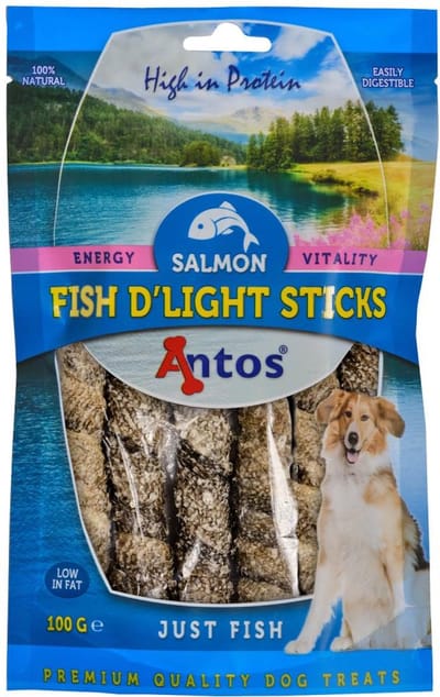 Zalmhuid Zalmsticks Natuurlijke Hondensnack Gedroogde Zalm Kauwsnack Glutenvrij Graanvrij Hond Snack