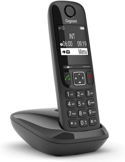 Draadloze DECT Telefoon Zwart - Betrouwbaar en Eenvoudig in Gebruik