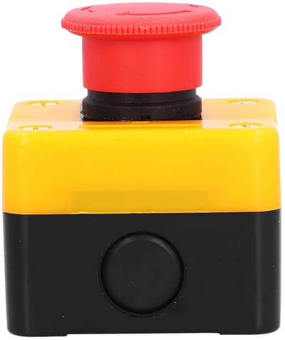 Noodknop - Paddestoelschakelaar - Automatische Circuits - Waterdicht Anti-corrosie - 10A - Rood