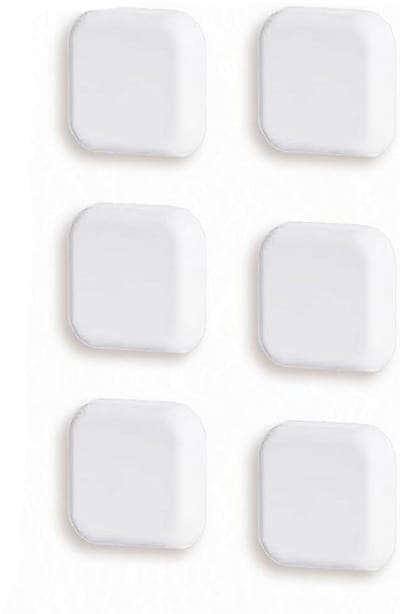 6 Stuks - deurbeschermers -Wit - Deurstoppers voor binnen - Muurbeschermer - Deurbuffer - Zelfklevend - Muurbescherming - 42*42*12mm - Siliconen - Deurklink buffers