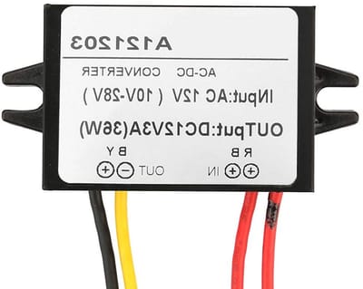12V DC Converter voor Motoren, 100W AC naar DC Omvormer, 12V Voeding met 3A Output voor Elektronische Toepassingen
