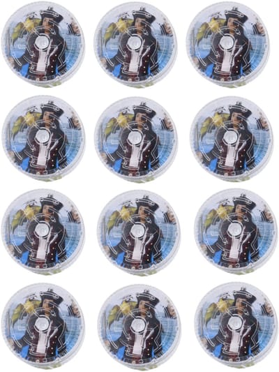Jojo 12 stuks – Piraat Thema – Met Doolhof Puzzel Piraten – 5 cm Labyrint YoYo– Kinderfeestje, Uitdeelcadeau & Traktatie