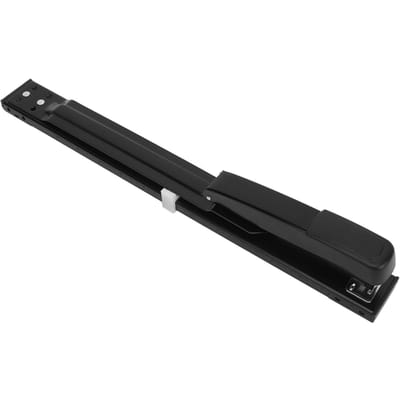 Langarmnietmachine Zwart 20 Blad Capaciteit Metaal met Hoge Sterkte Stabiele Kantoornietmachine voor Desktop black