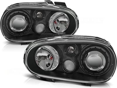 Koplampen VW GOLF 4 09 97-09 03 R32 LOOK ZWART