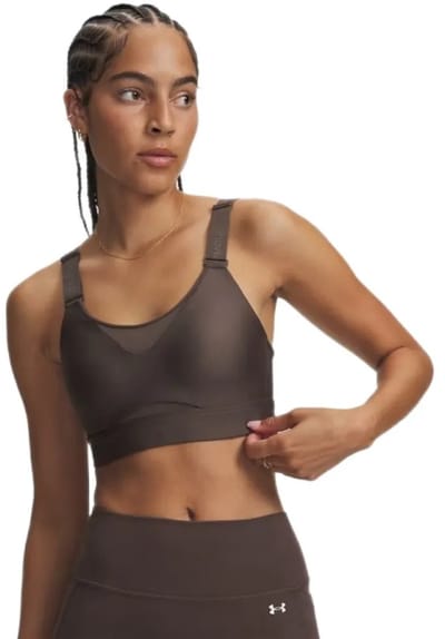 Under Armour Infinity High 2.0 Sportbeha Met Hoge Impact Bruin XL / D-DD Vrouw