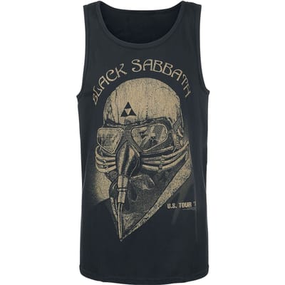Black Sabbath Tanktop - U.S. Tour '78 - S tot XL - voor Mannen - zwart