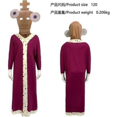 Het Verbazingwekkende Digitale Circus Cosplay Kostuum Pomni Jax Knuffel Konijn Caine Ragatha Pop Jurk Pak Cosplay Halloween Kostuum Kinderen Adult 190&Digital Circus Cos brown