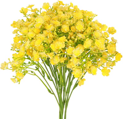 Gypsophila pluimgipskruid gele bloemen L46cm 4 st