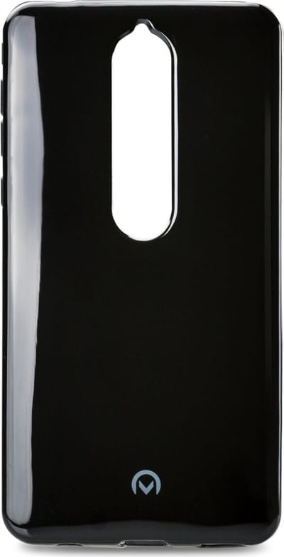 Mobilize Hoesje geschikt voor Nokia 6.1 Telefoonhoesje Flexibel TPU | Mobilize Gelly Backcover | 6.1 Case | Back Cover - Zwart