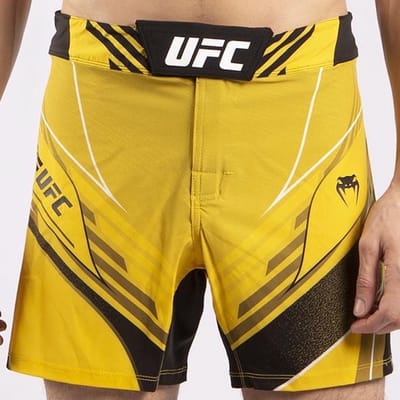 UFC x Venum Pro Line Heren Fight Shorts Geel
