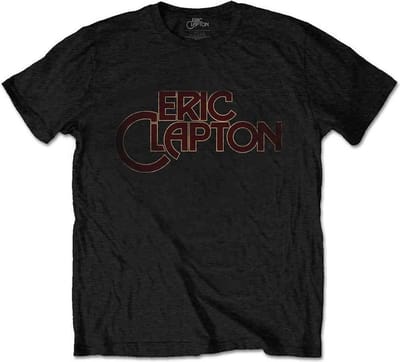 Eric Clapton - Big C Logo Heren T-shirt - L - Zwart