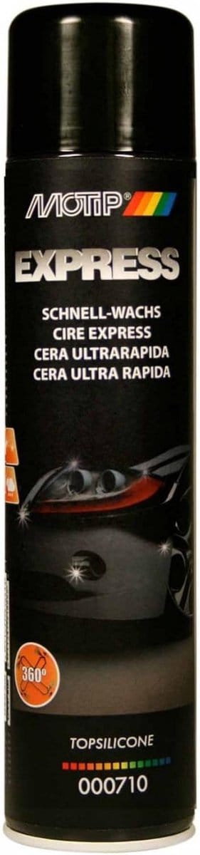 Autowax Spray - Beschermende Wax - Exterieur Onderhoud - Snelle Applicatie - 600 ml - Zwart