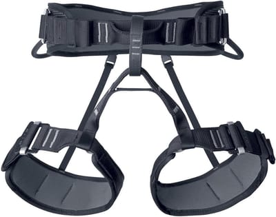 Klimharnas Heren - Klimservies - Buitenactiviteiten Klimmen - Ergonomische Tailleband - 38 x 20 x 10 cm - Zwart