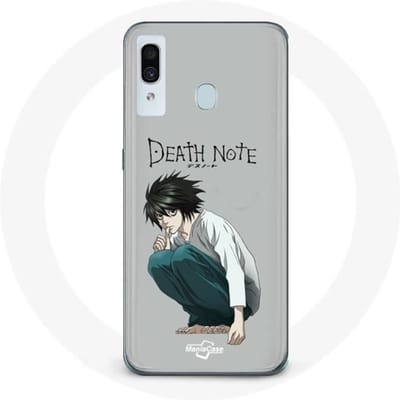 Hoesje voor Samsung Galaxy A20 Death Note Anime L