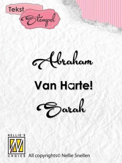 DTCS002 Dutch texts Nellie Snellen - Nederlandse teksten - 50 Abraham, Van Harte, Sarah, jubileum