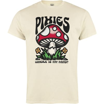 Pixies T-shirt - Mindshroom - S tot 3XL - voor Mannen - ecru