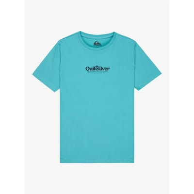 Quiksilver Fineline T-shirt Met Korte Mouwen Blauw 8 Years Jongen