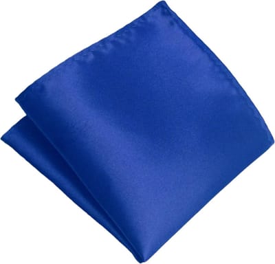 Fako Fashion - Pochette - Pochet - Satijn - 22x22cm - Royal Blauw - Koningsblauw