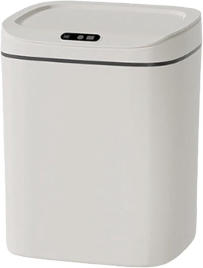 Sensor Prullenbak - Slimme Vuilnisbak - Contactloos Afvalbeheer - Automatisch Openend Deksel - 12 Liter Capaciteit - Wit