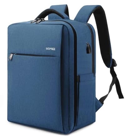 Ruimtebesparende Rugzak voor Laptop tot 15.6 Inch - Ideaal voor Zakelijke Reis en Vliegtuig